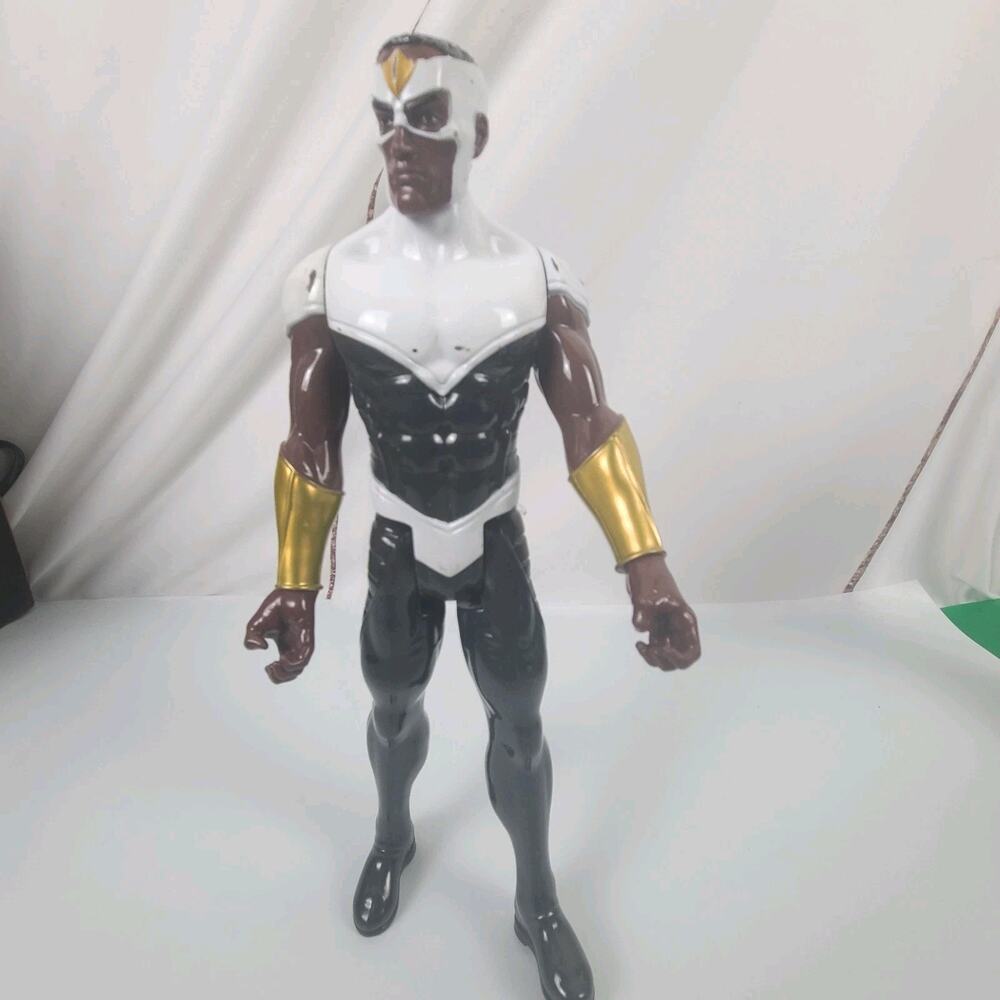 2014 Marvel Titan Hero Series Falcon 12" Action Figure *Incomplete Missing Wings